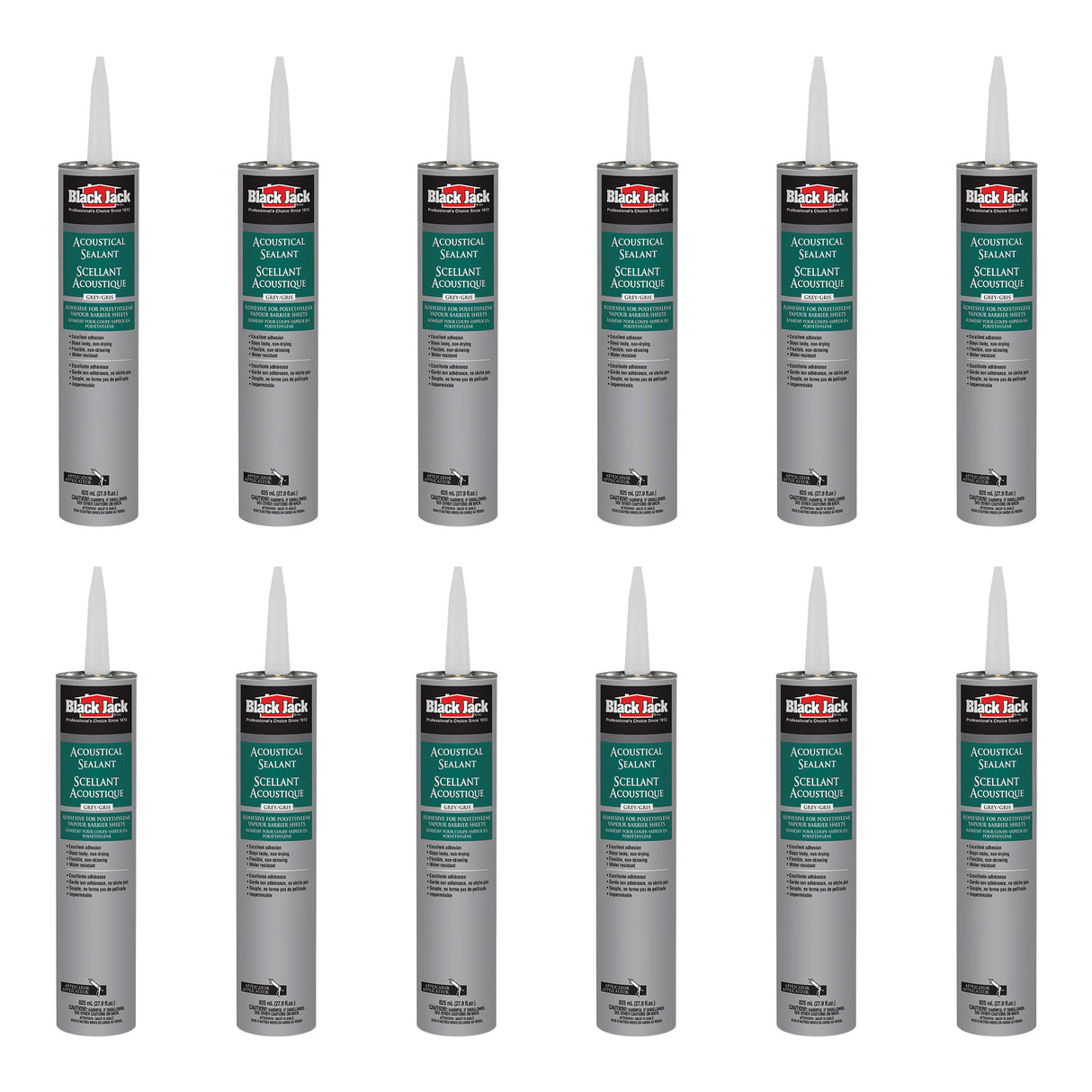 Mastic acoustique Black Jack (gris)