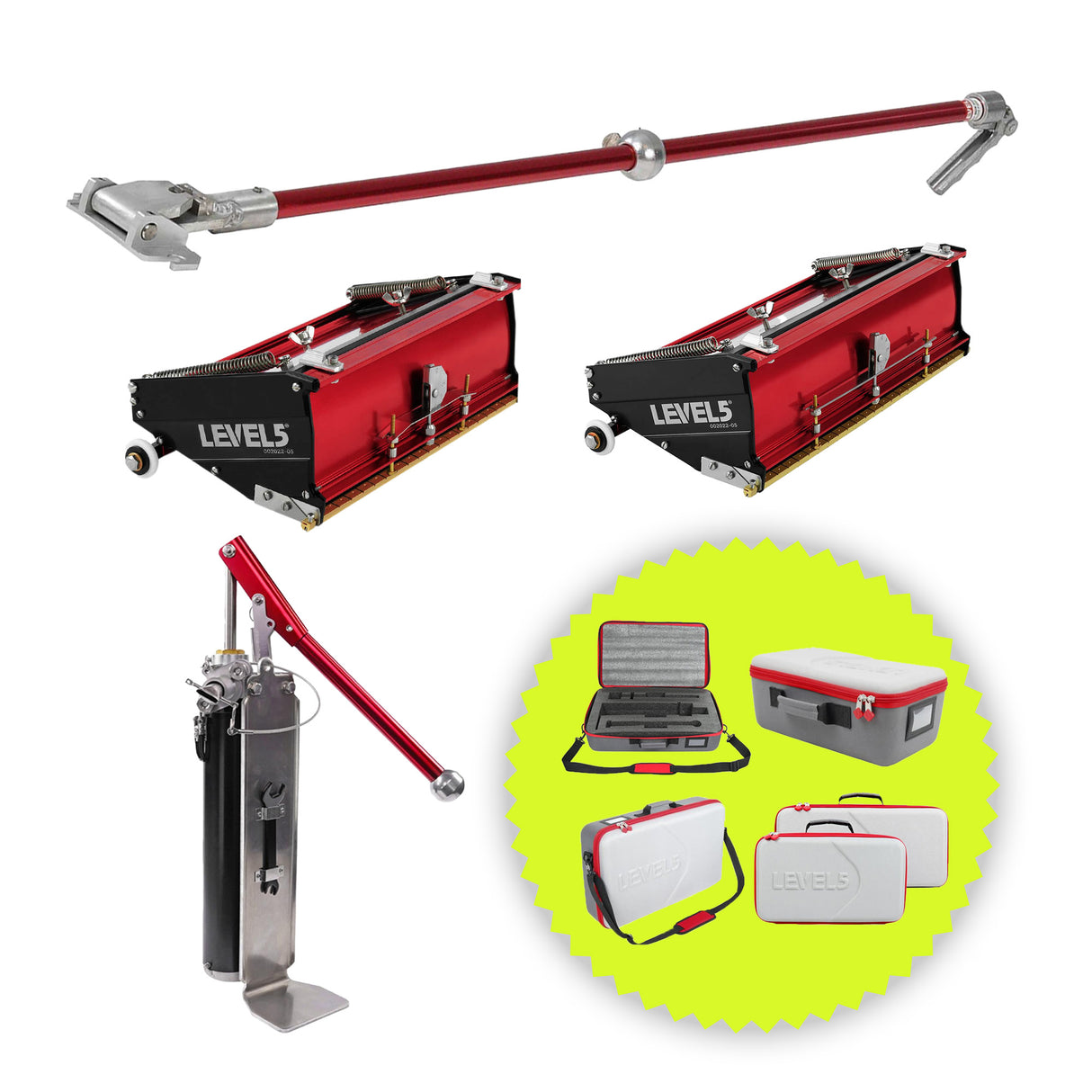 Level 5 L5T Flat Box Combo with Bonus Tool Cases 4-604