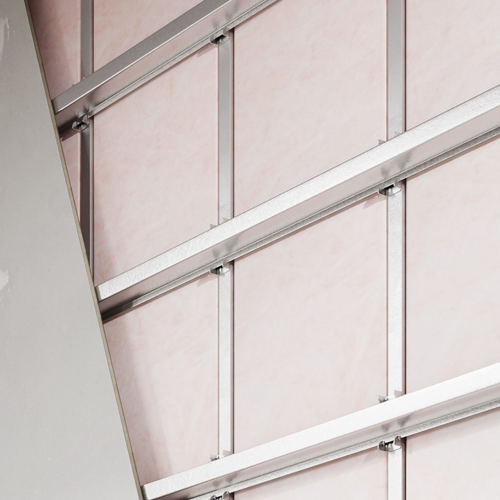 Clip de profilé de fourrure métallique Resilmount A237