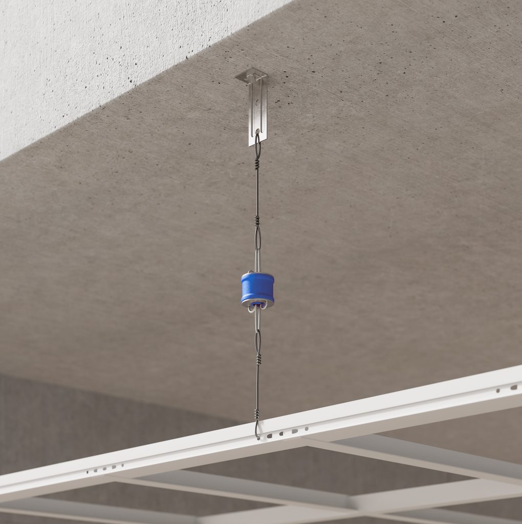 Support de plafond à isolation phonique Resilmount A50R