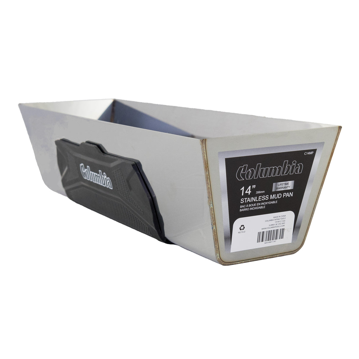 Juego de cuchillos y sartén de acero inoxidable Columbia con cubo