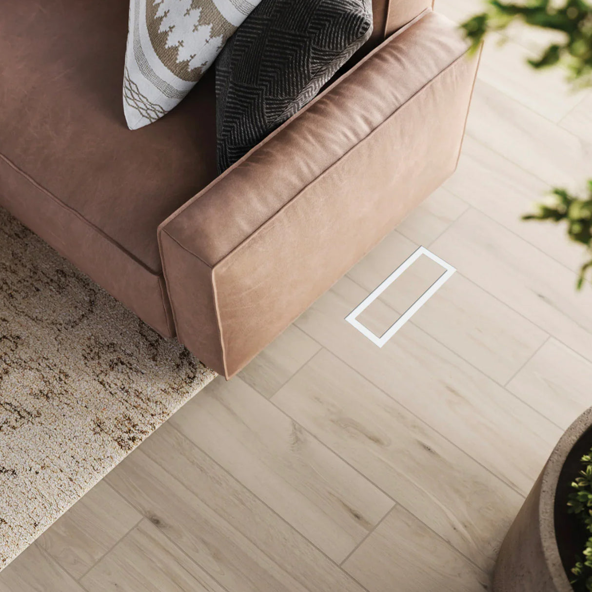 Davente Floor Top Mount Supply Vent