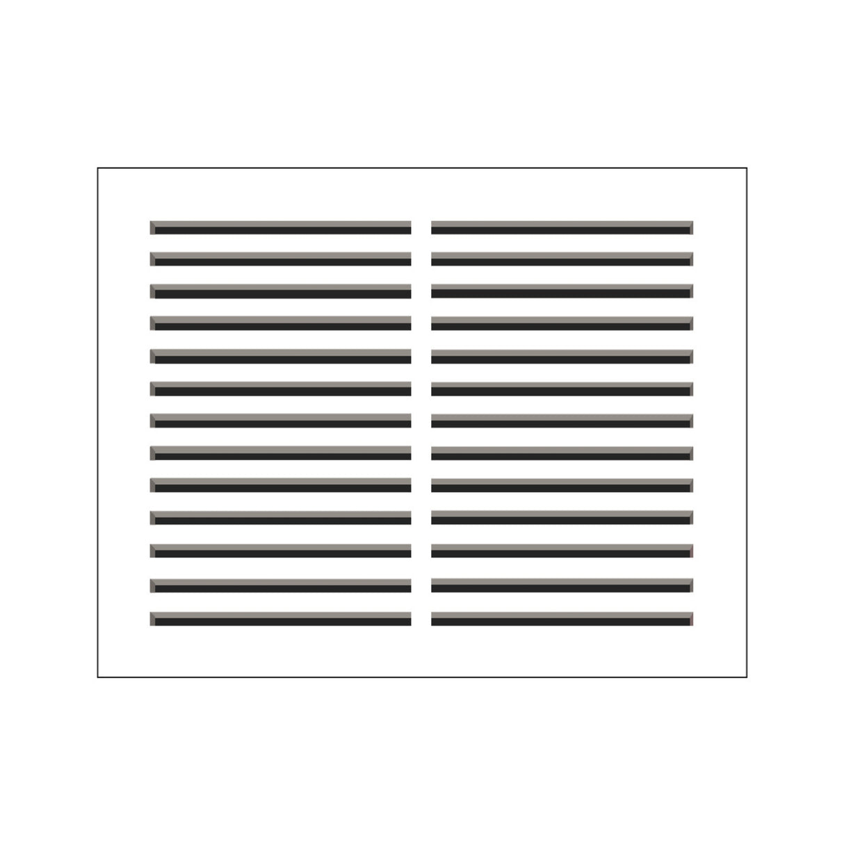 Évent de retour d'air mural encastré magnétique amovible Envisivent