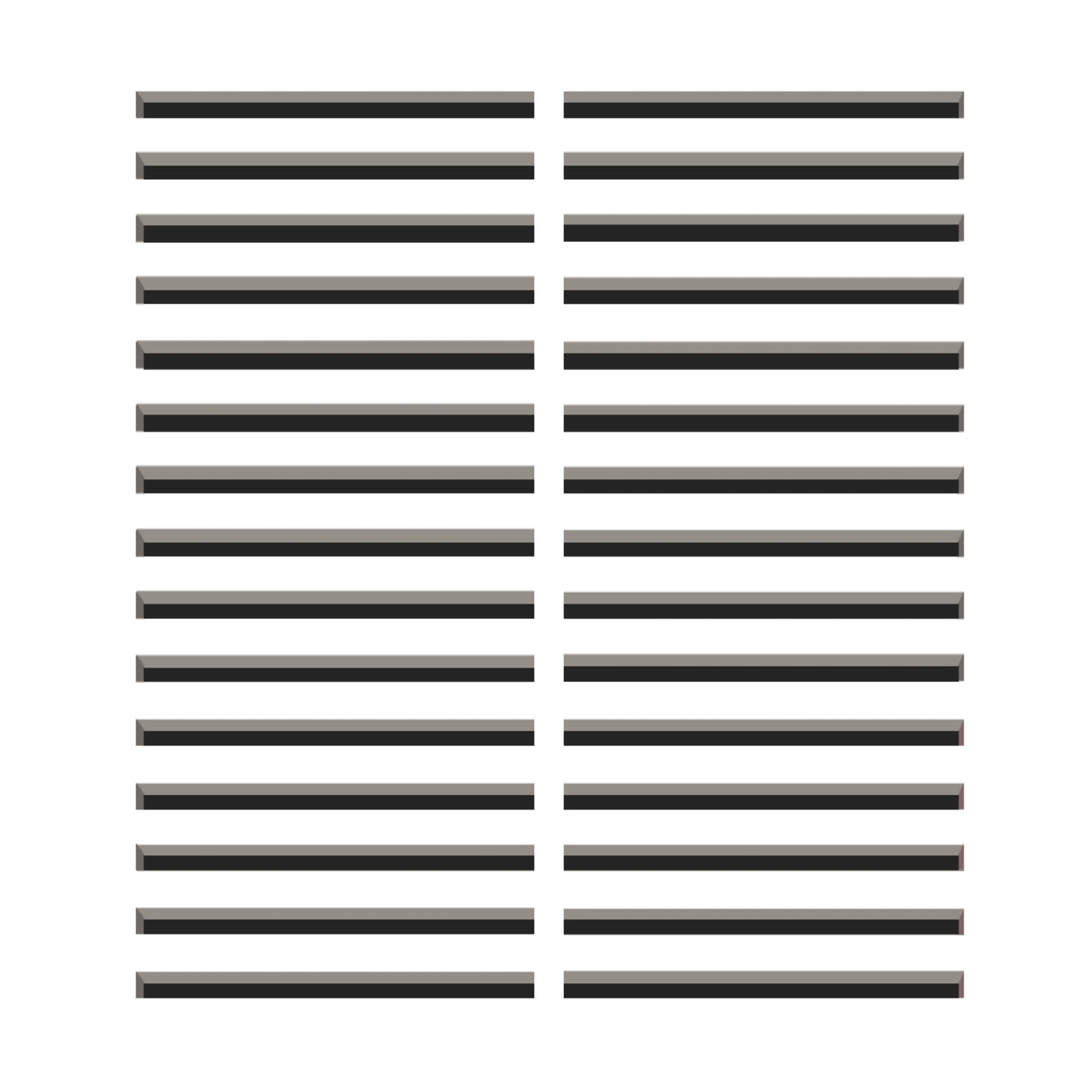 Évent de retour d'air mural encastré magnétique amovible Envisivent