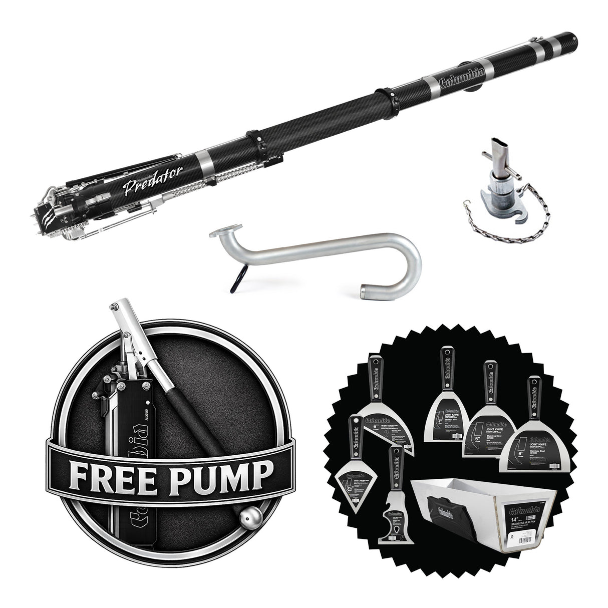 Columbia Predator Combo Set with Bonus Hand Tool Set