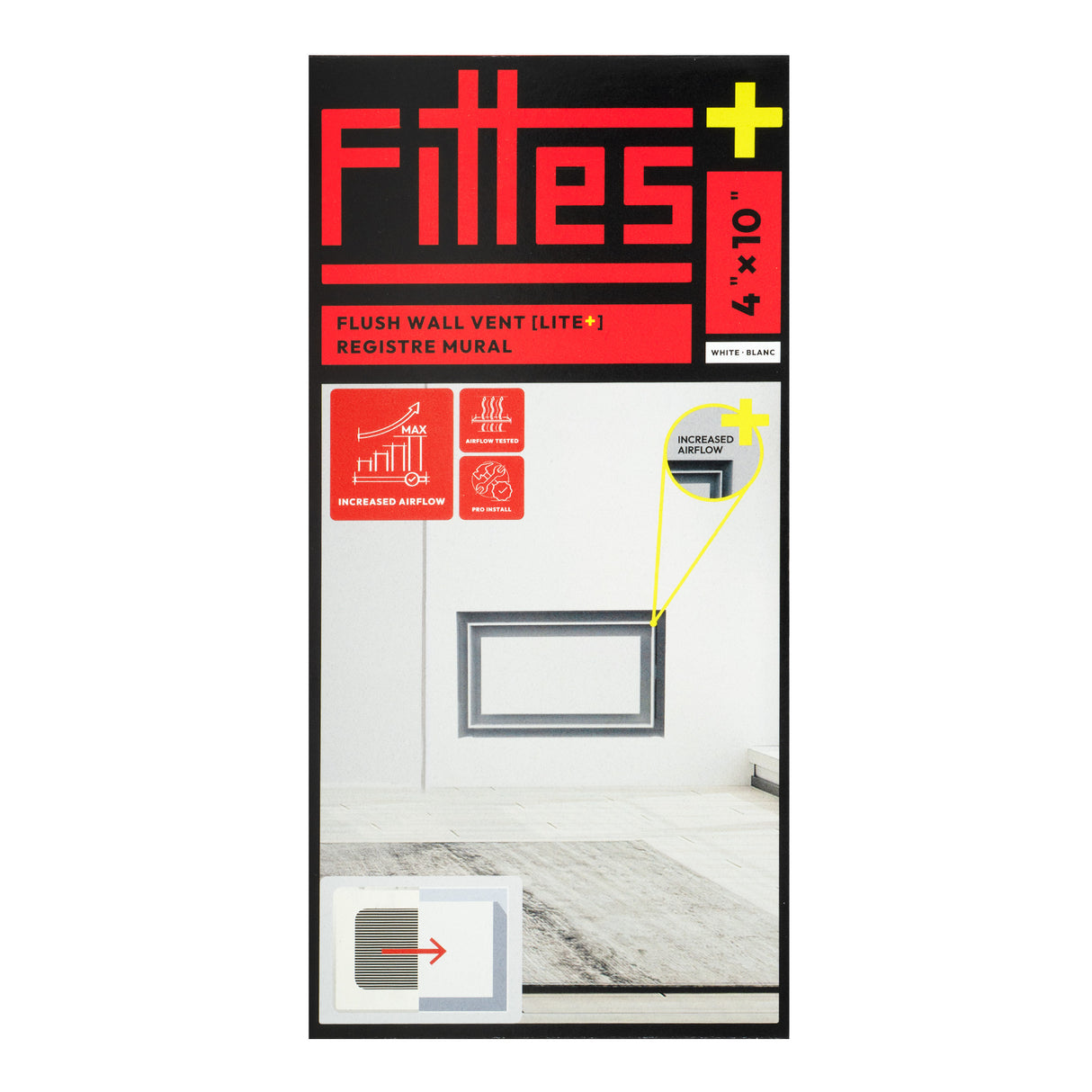 Aérateur mural haute performance Aria Lite+ Flush