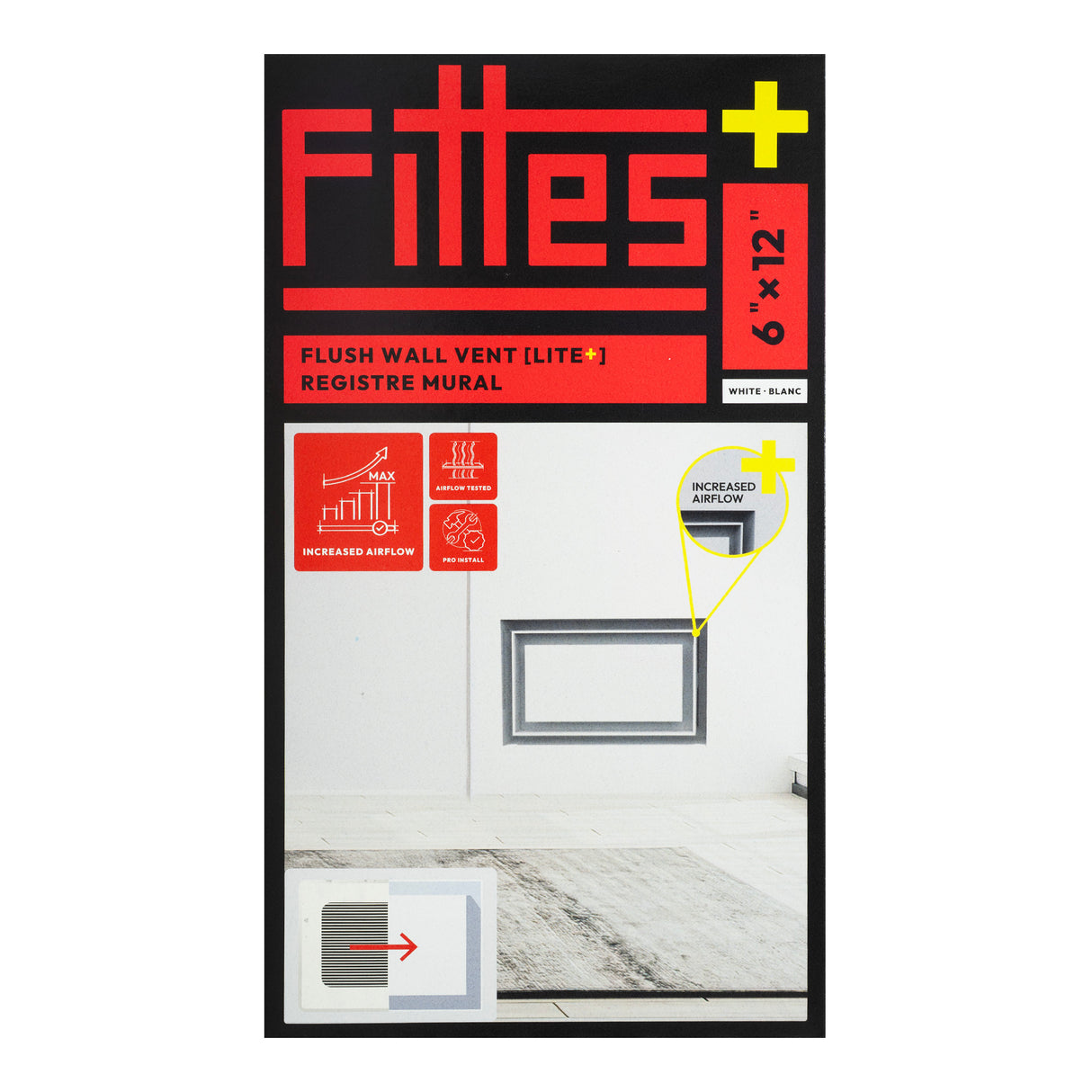 Aérateur mural haute performance Aria Lite+ Flush