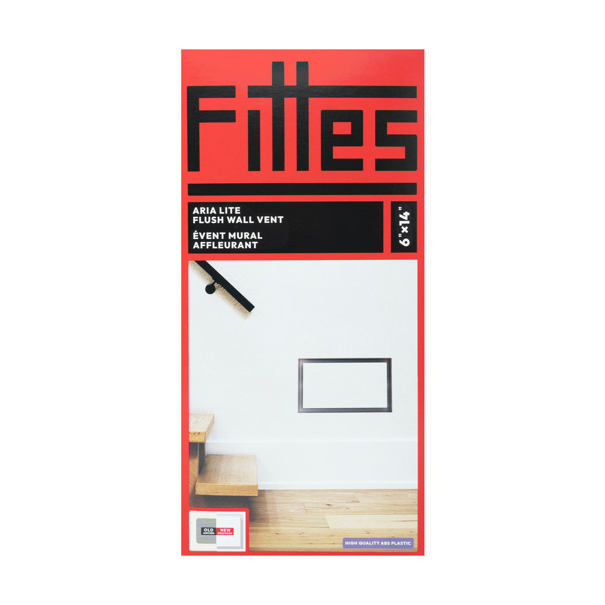 Aérateur mural affleurant Aria Lite