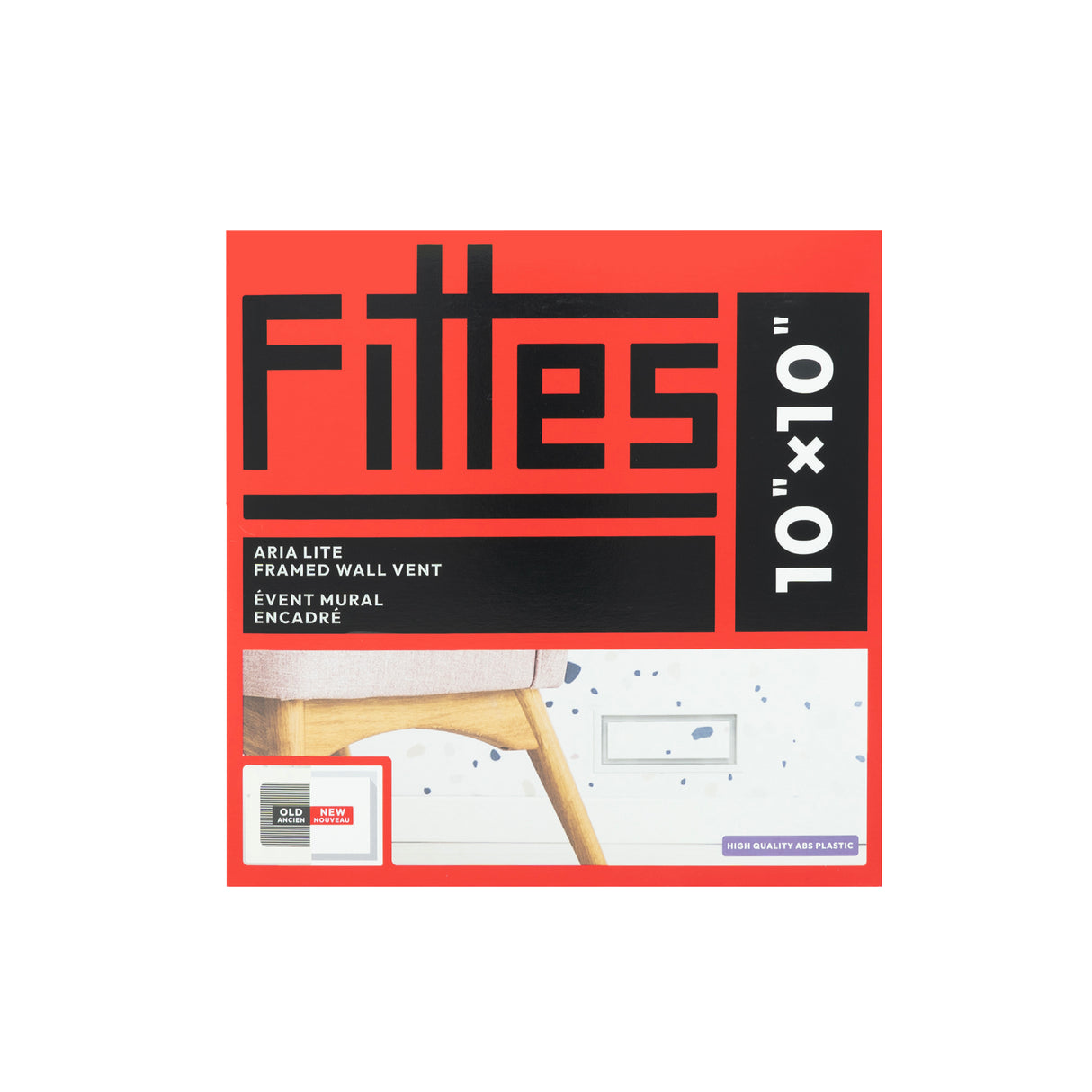 Aria Lite - Retour d'évent mural encadré