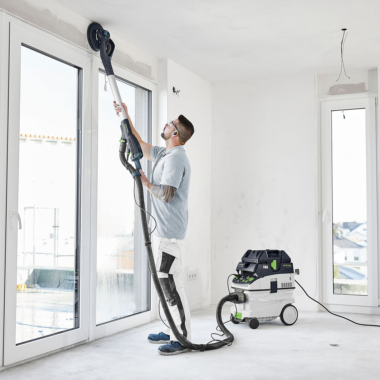 Festool Planex M Ponceuse à cloisons sèches LHS 2-M 225 EQ longue portée