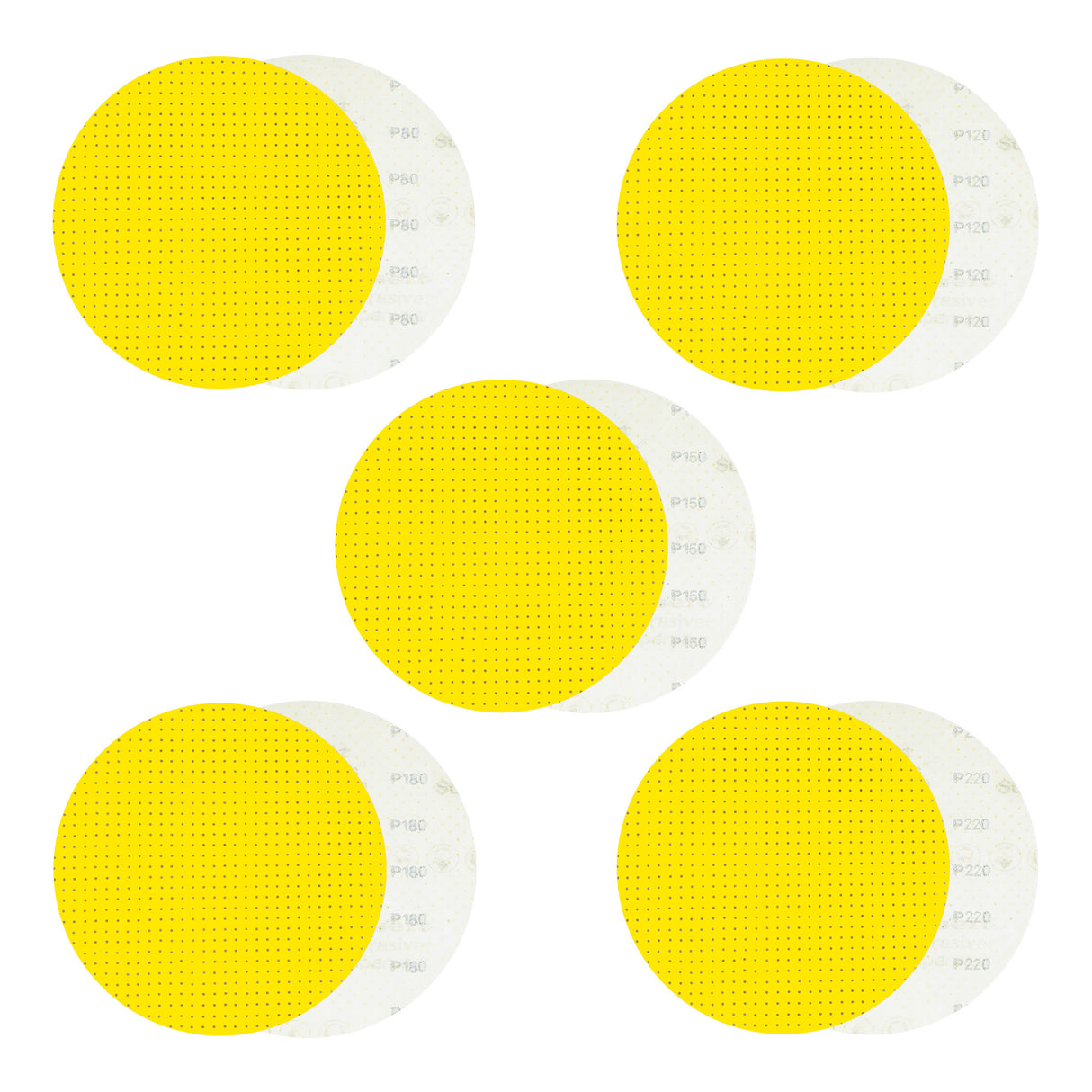 Joest 9" Round Drywall Sanding Discs Variety Sampler (10 Pack)