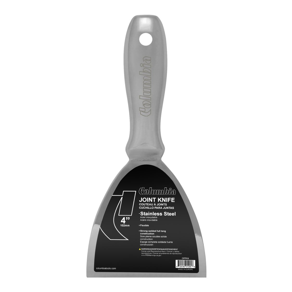 Columbia One Piece Stainless Steel Putty Knives