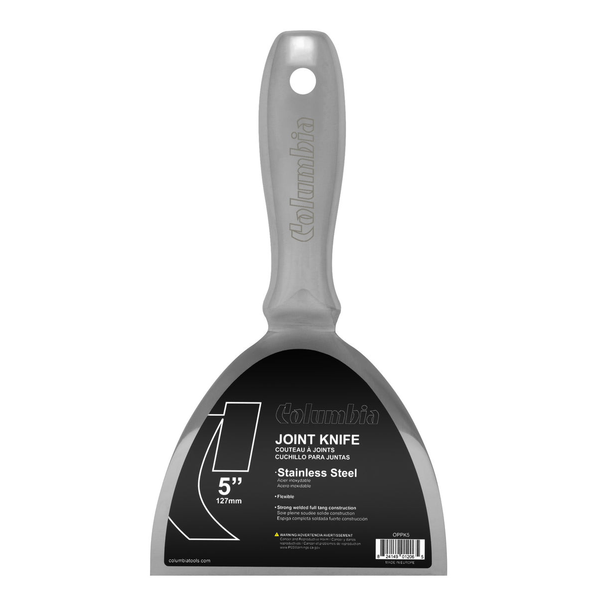 Columbia One Piece Stainless Steel Putty Knives