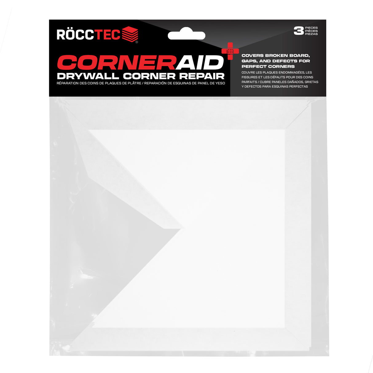 Réparation d'angles de cloisons sèches RoccTec Corner Aid