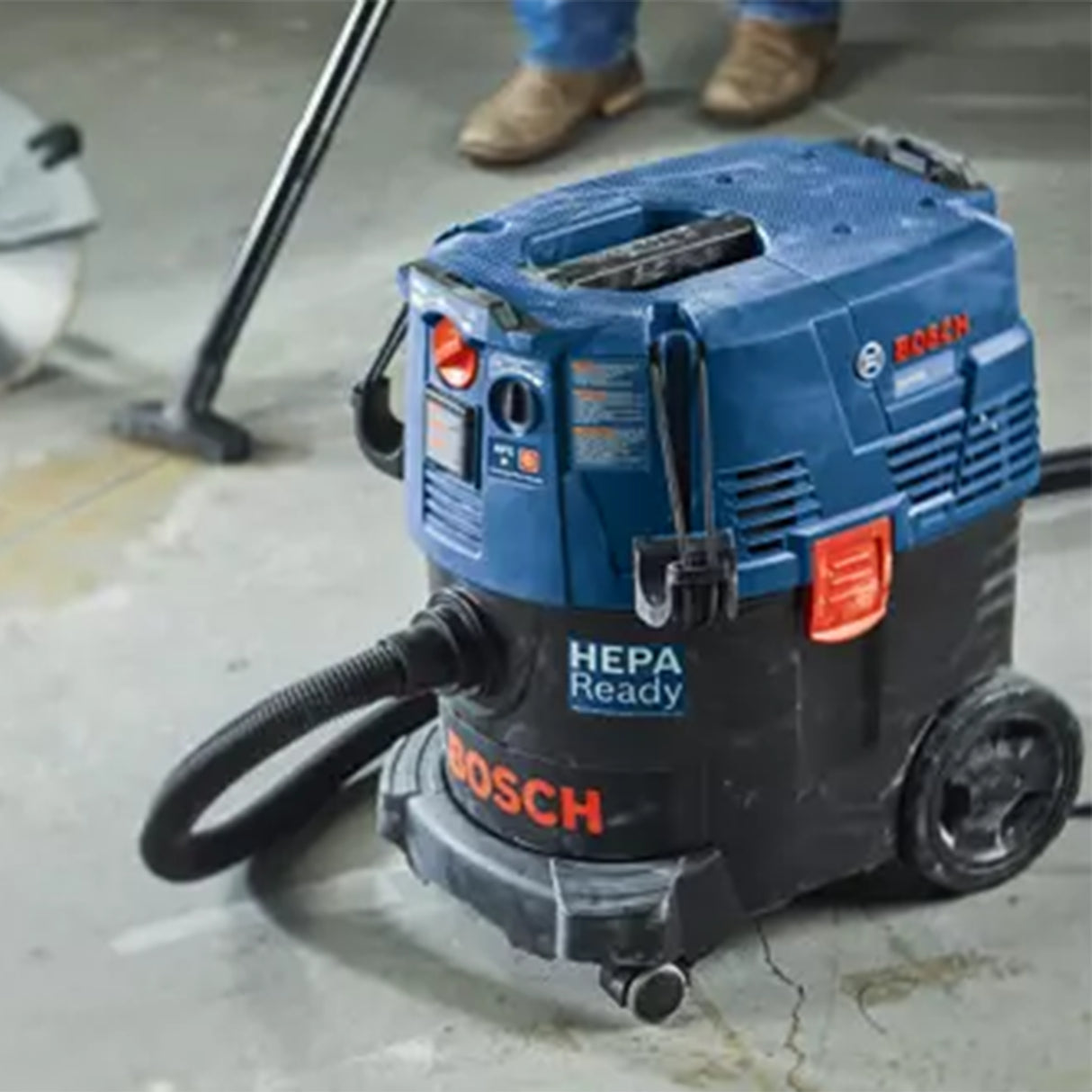 Bosch VAC090AH 9 Gallon Auto Filter Clean HEPA Dust Extractor