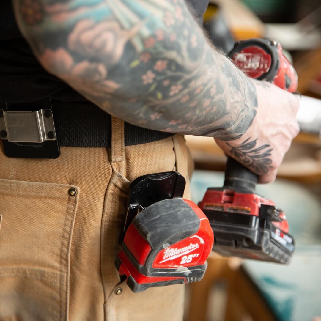 Holstery TapeMaster Pro - Étui à ruban à mesurer à clipser