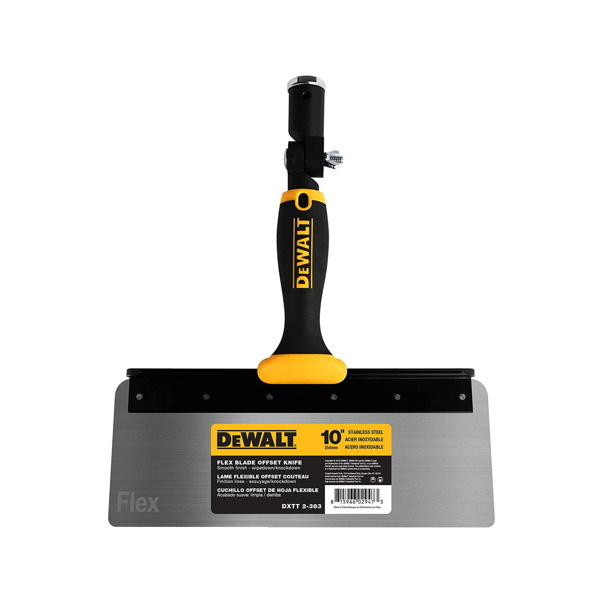 Couteau DeWalt Flex Offset en acier inoxydable avec poignée souple