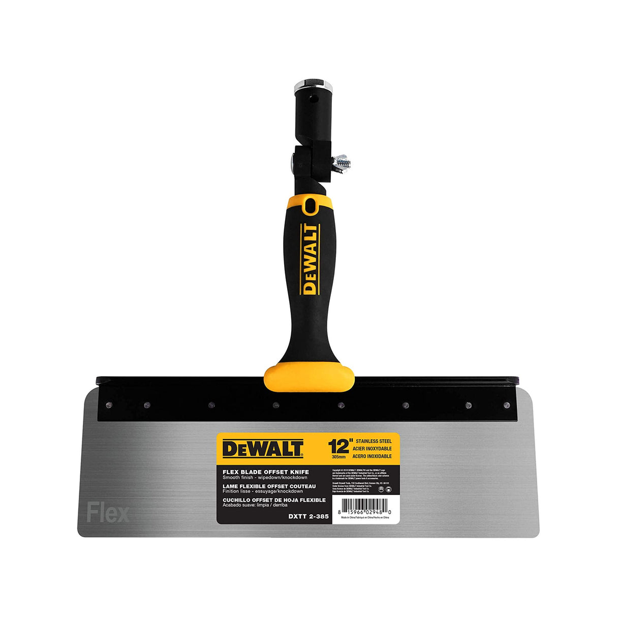Couteau DeWalt Flex Offset en acier inoxydable avec poignée souple