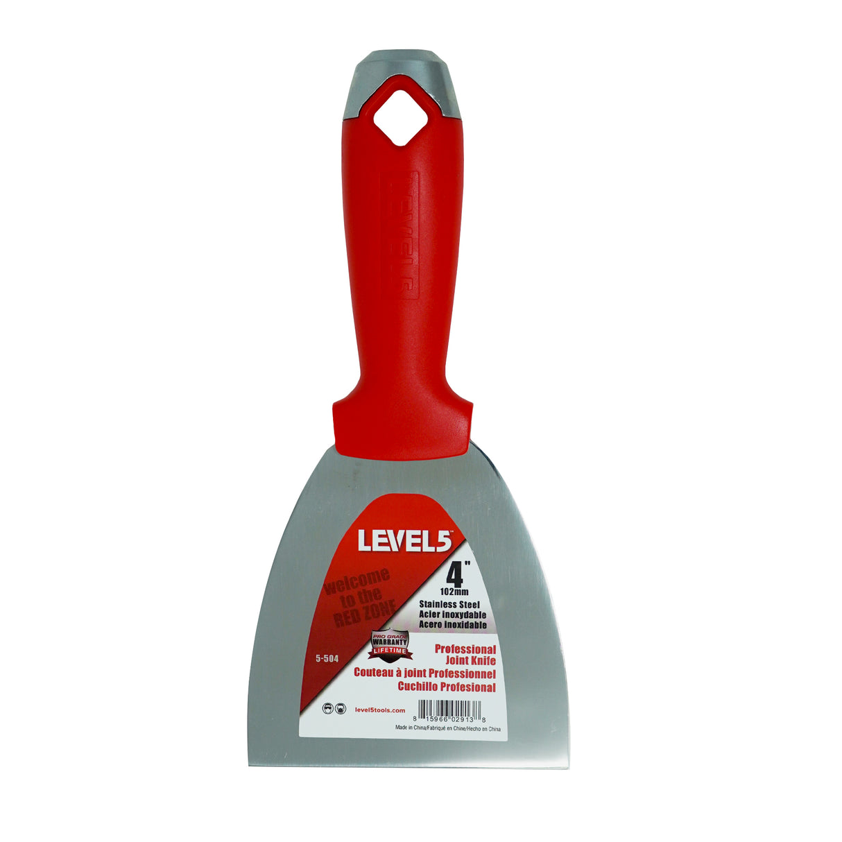 Cuchillo para juntas de acero inoxidable de nivel 5 con mango compuesto