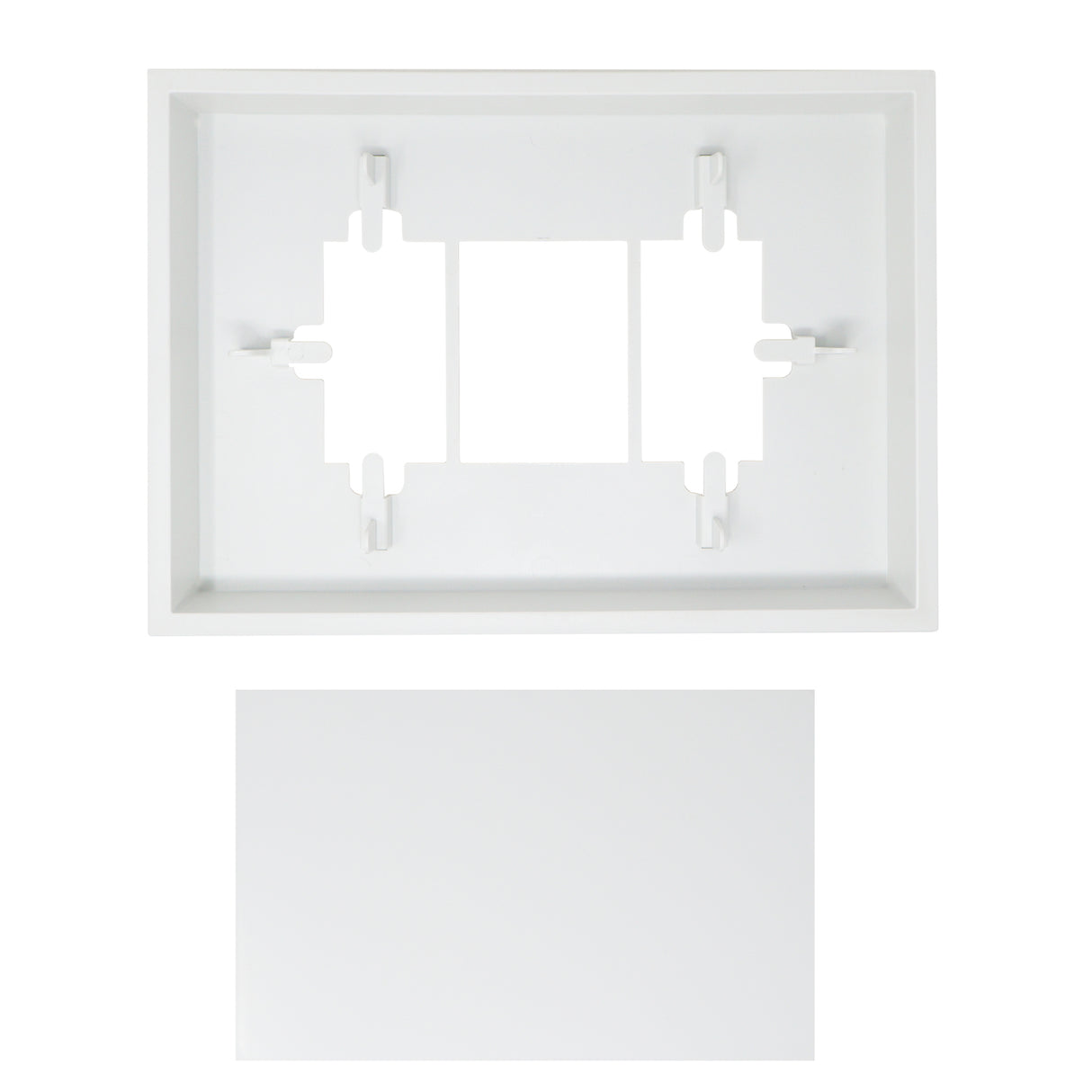 Retorno de ventilación de pared con marco Aria Lite