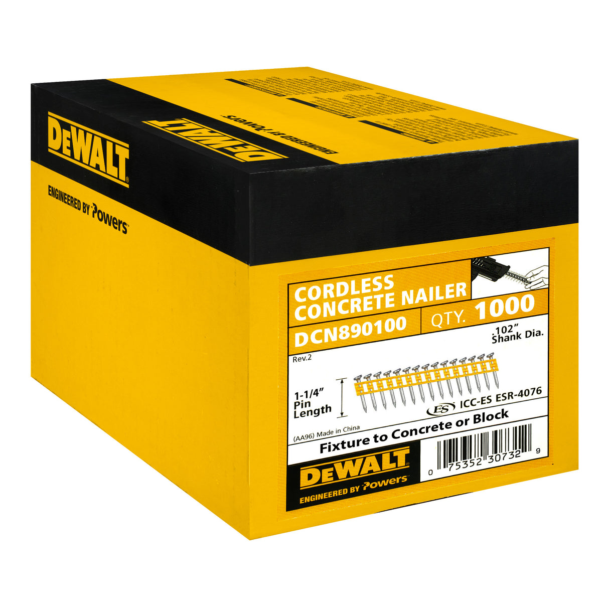 DeWalt Concrete Nailer Fastening Pins