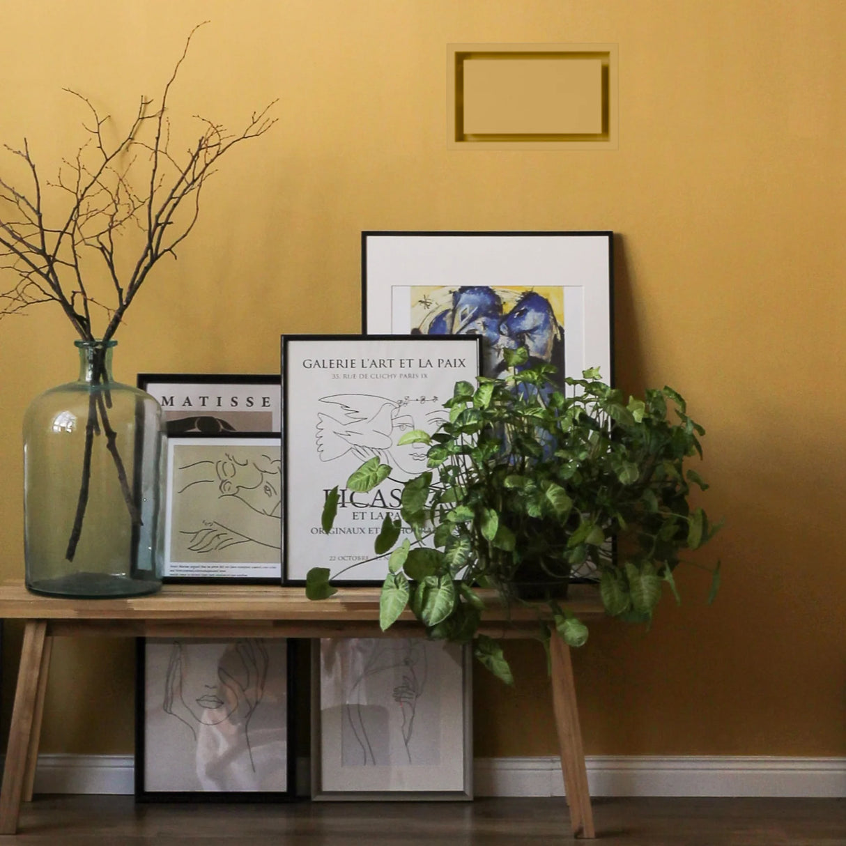 Grille de ventilation murale encadrée Aria Lite