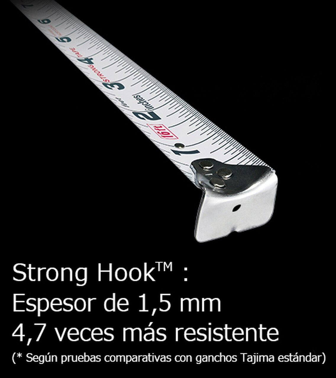 Tajima GS-Lock Ruban à mesurer avec support de ceinture de sécurité