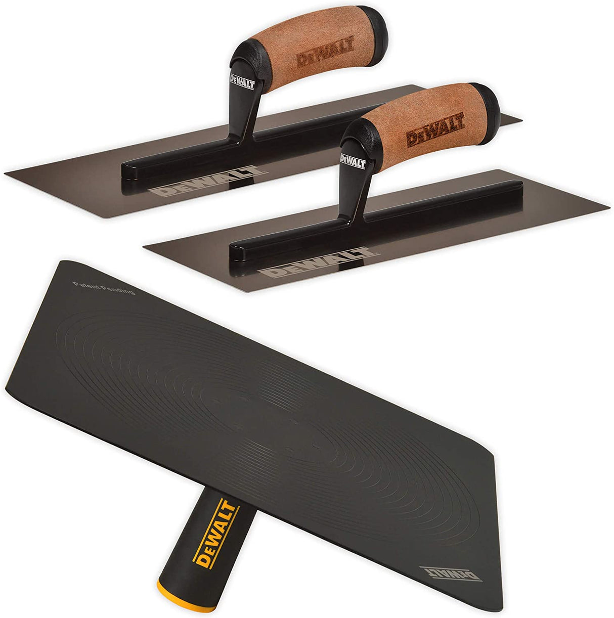 Truelle plate rigide DeWalt & Hawk Set DXTT-3-460