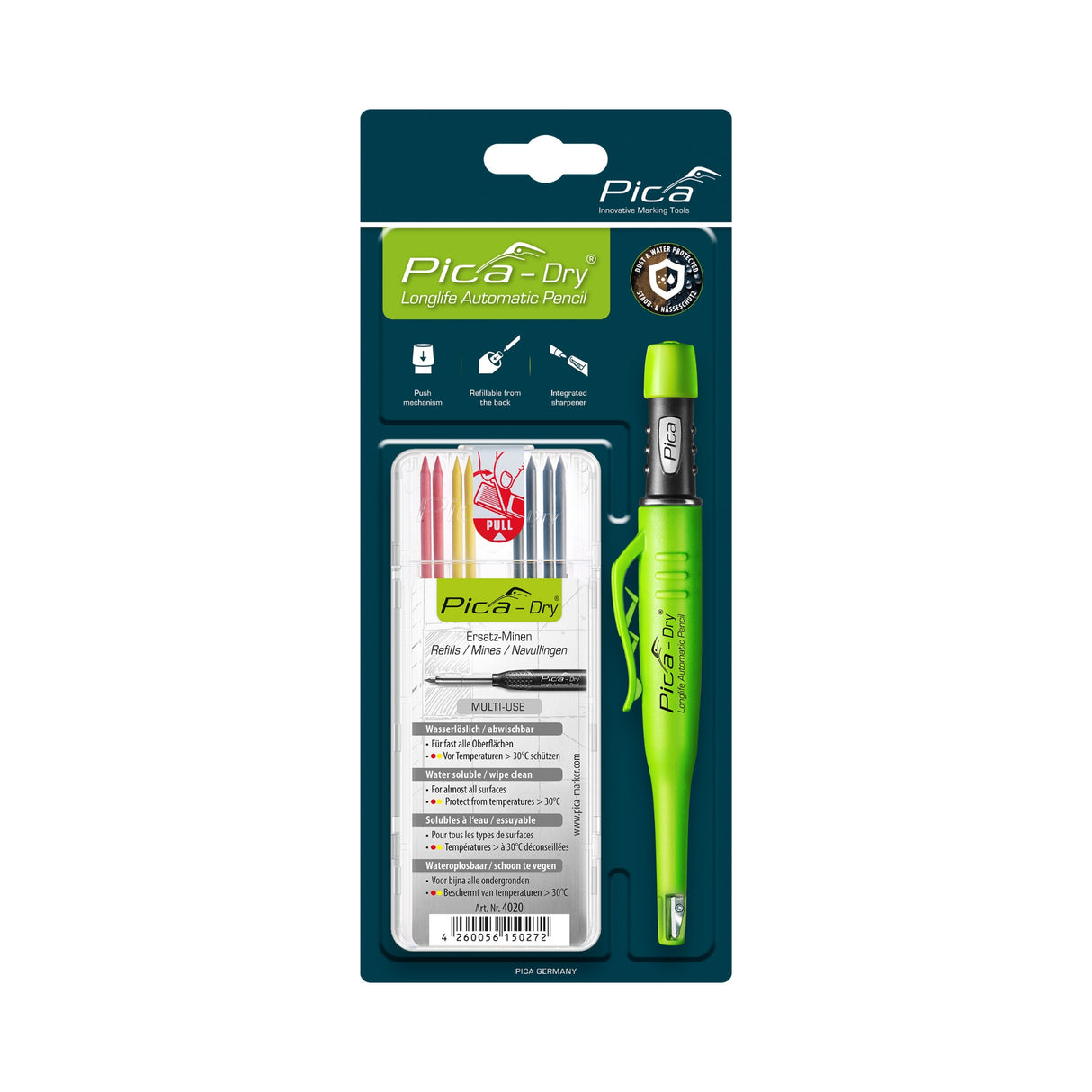 Pica Dry Pen and Refill Bundle