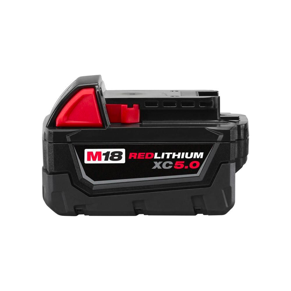 Milwaukee 48-11-1852 M18 RedLithium XC5.0 Lot de 2 batteries à capacité étendue