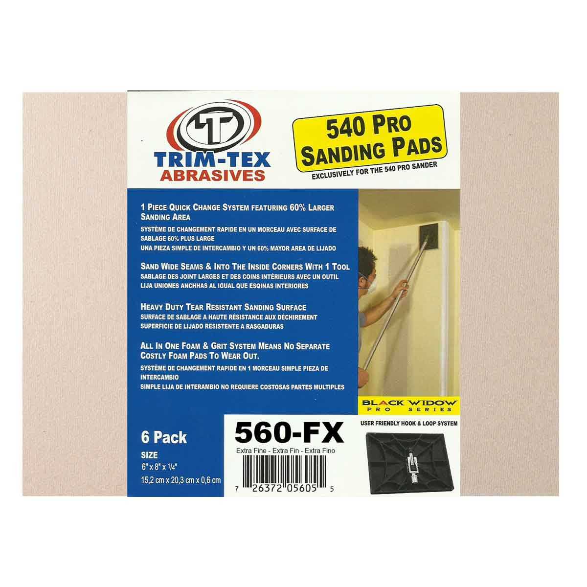 Trim-Tex Black Widow Sanding Pads (6 Pack)
