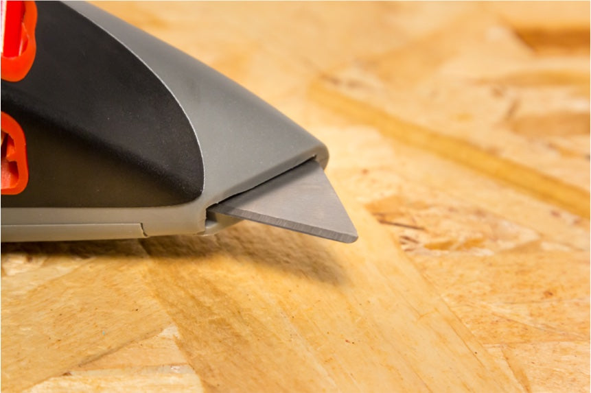 Hache à cloison sèche ruban à mesurer et outil de coupe