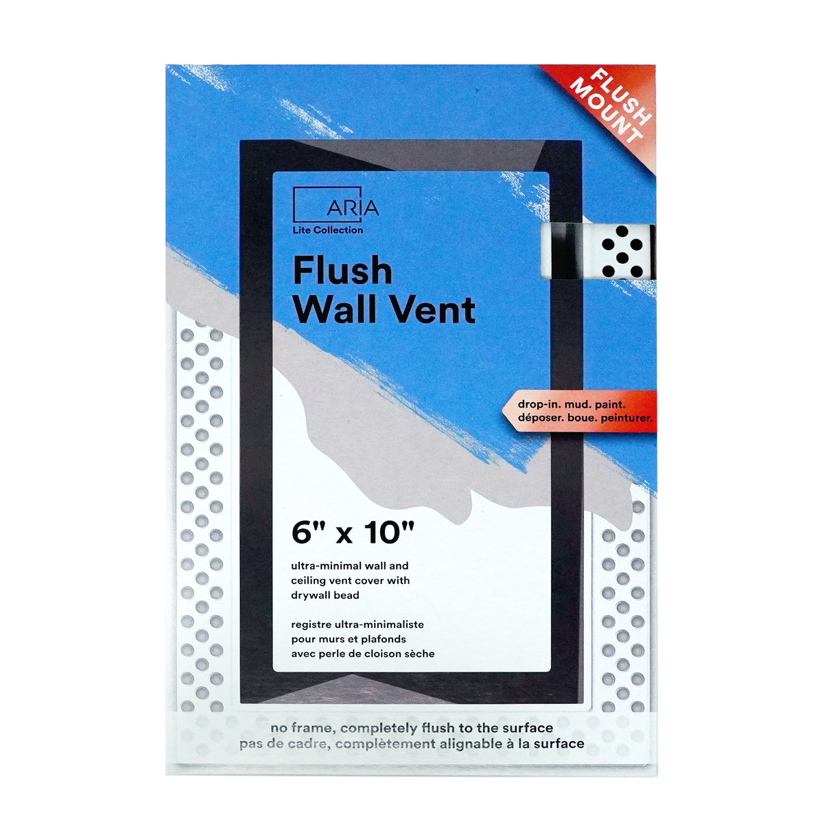 Aérateur mural affleurant Aria Lite