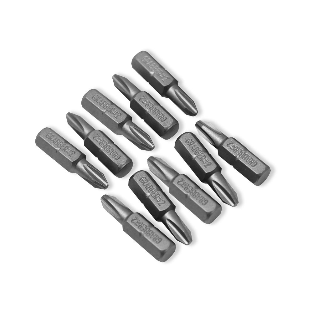 Grabber #2 Phillips Bit Tips (10-Pack)