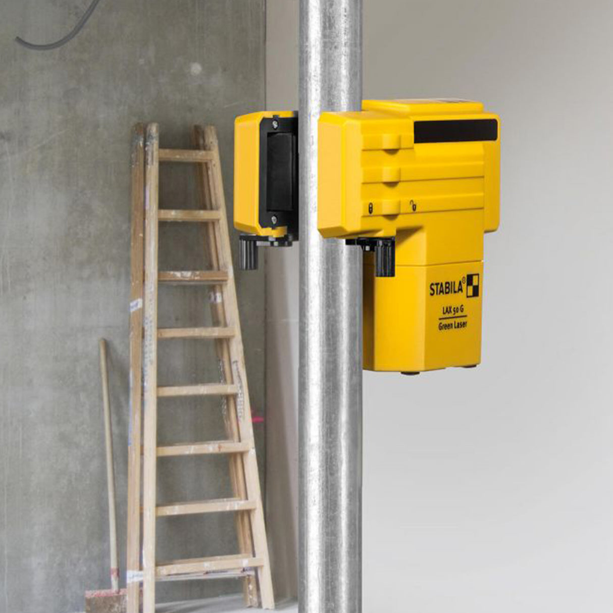 Stabila LAX50G Cross Line Green Laser with Pole Included