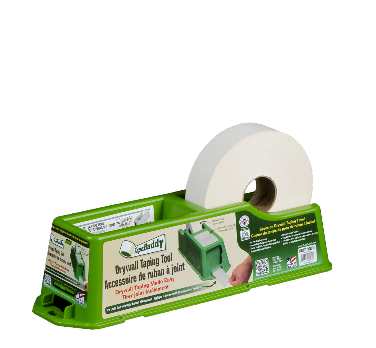 Buddy Tools TapeBuddy - Outil de pose de ruban adhésif pour cloisons sèches