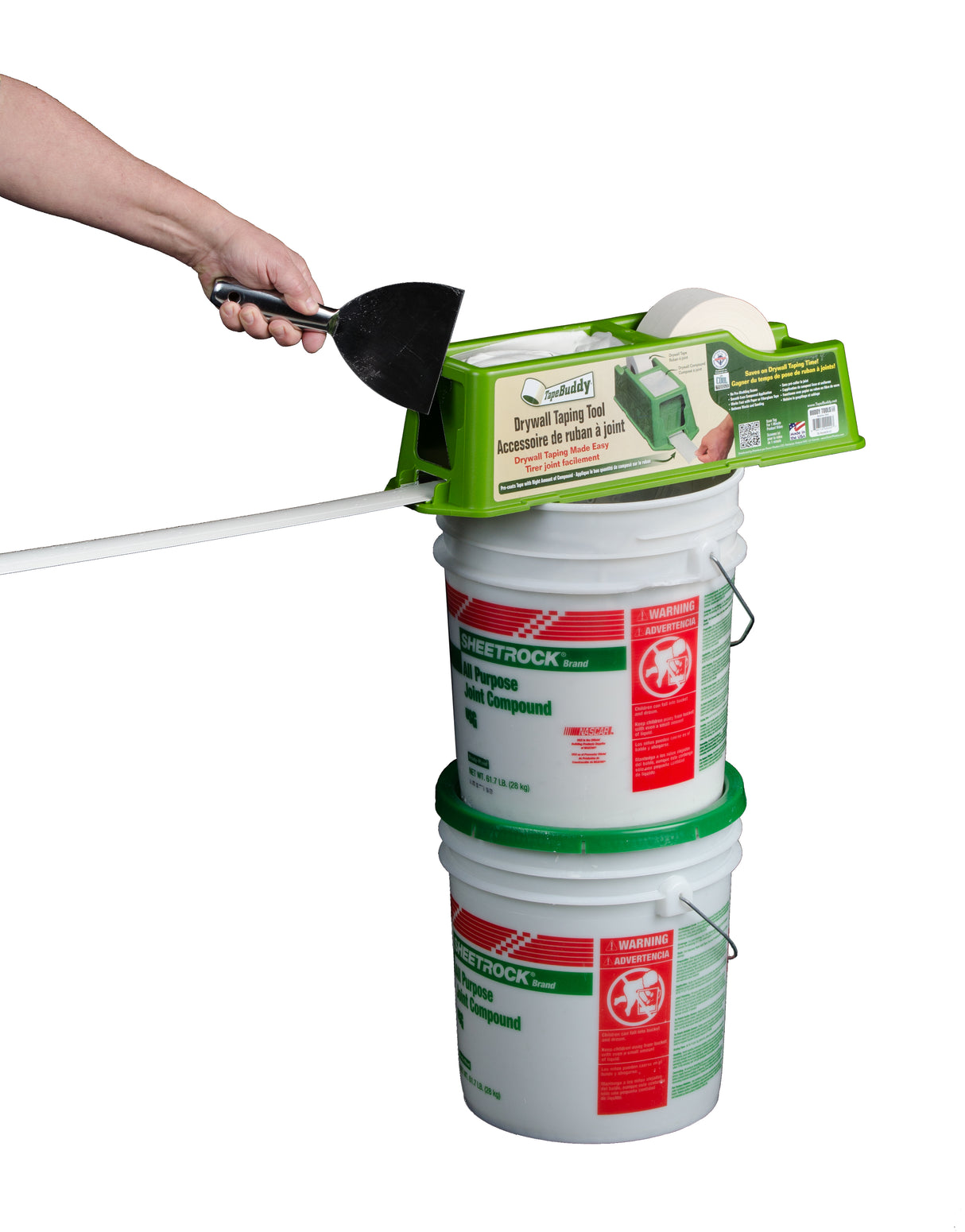 Buddy Tools TapeBuddy - Outil de pose de ruban adhésif pour cloisons sèches