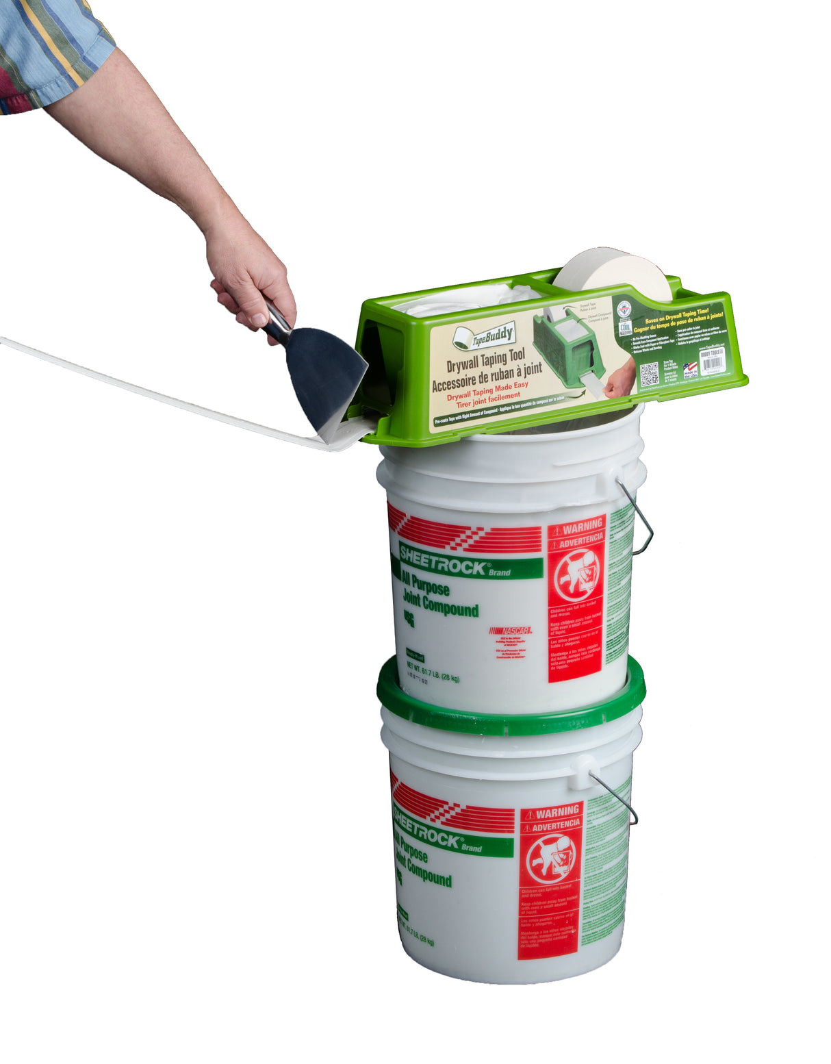 Buddy Tools TapeBuddy - Outil de pose de ruban adhésif pour cloisons sèches