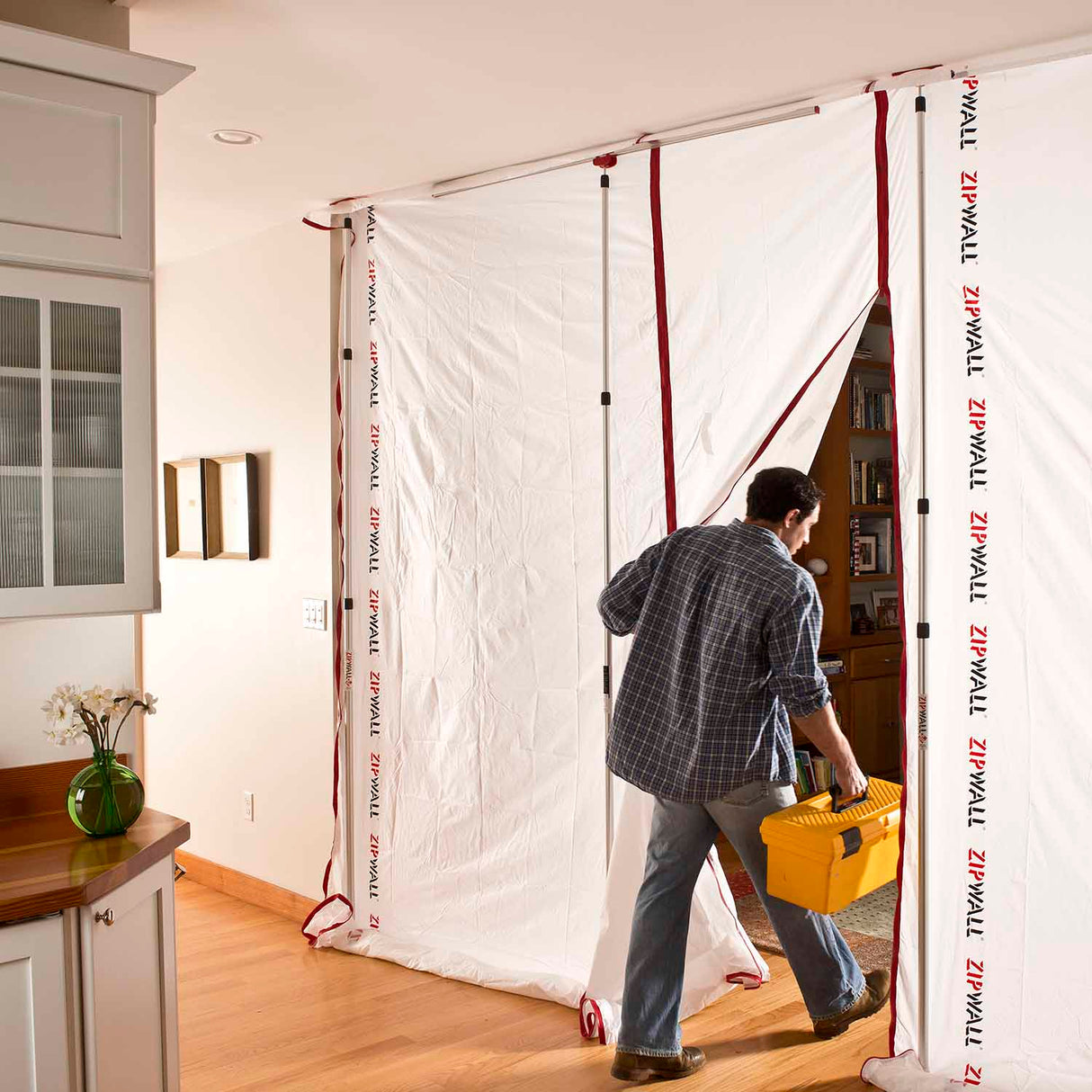 Kit de poste de 12' para barrera contra el polvo ZipWall® SLP4 (paquete de 4)