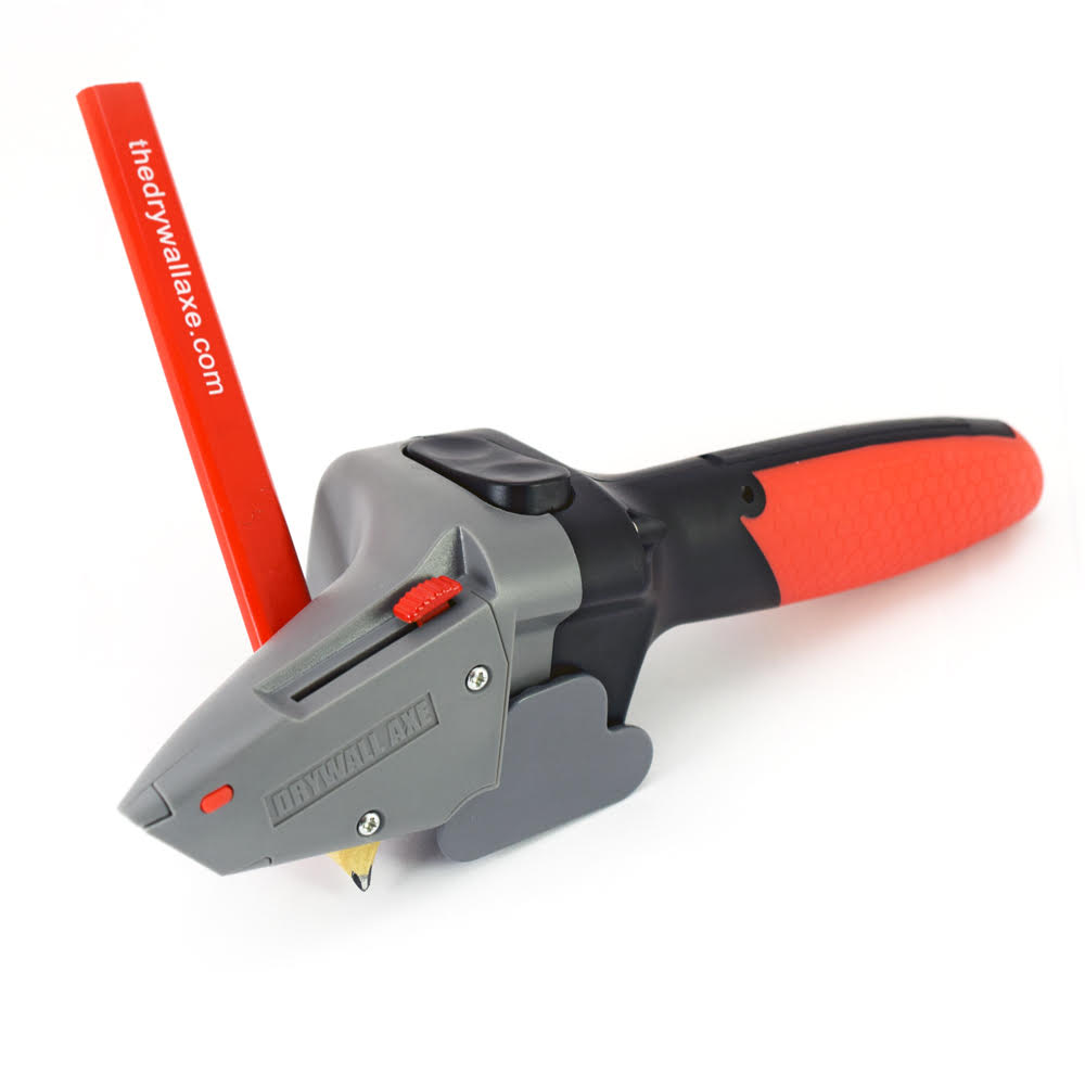 Hache à cloison sèche ruban à mesurer et outil de coupe