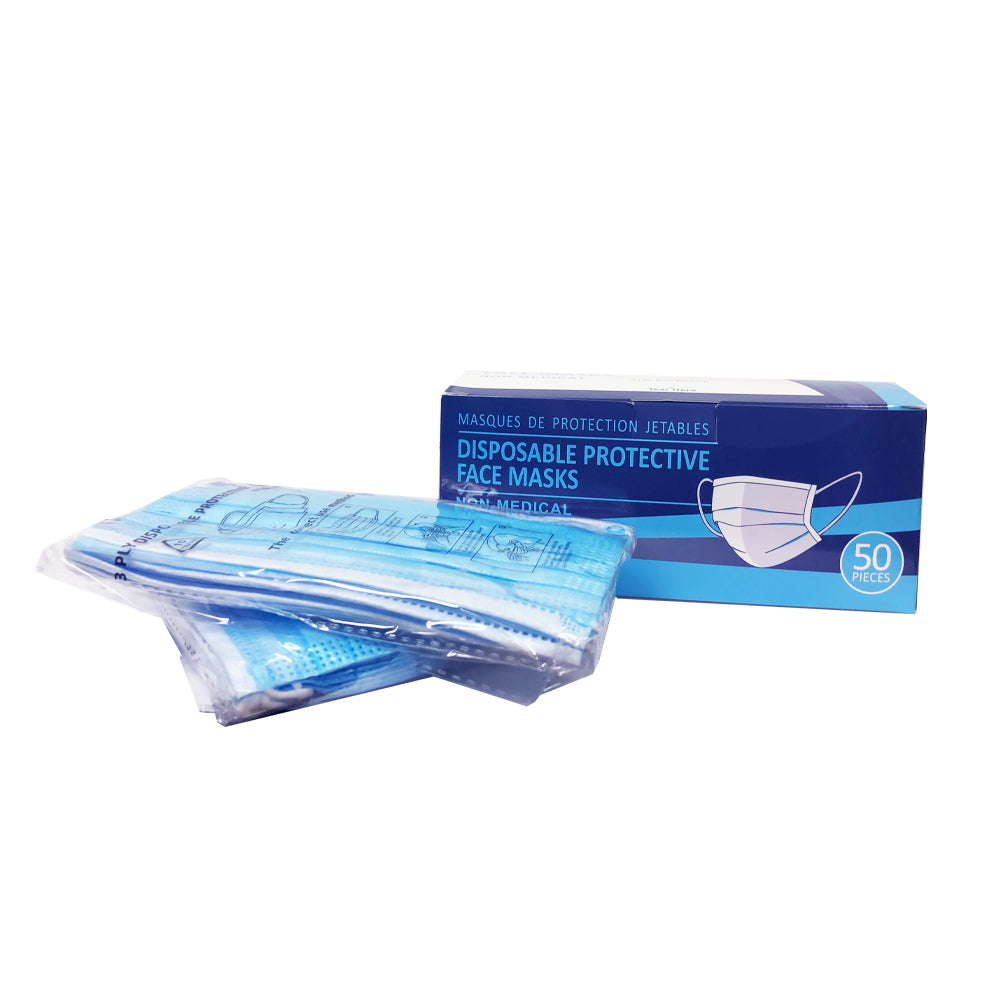 Masques de protection jetables Jin Jiang, boucle d'oreille élastique à 3 plis non médicale