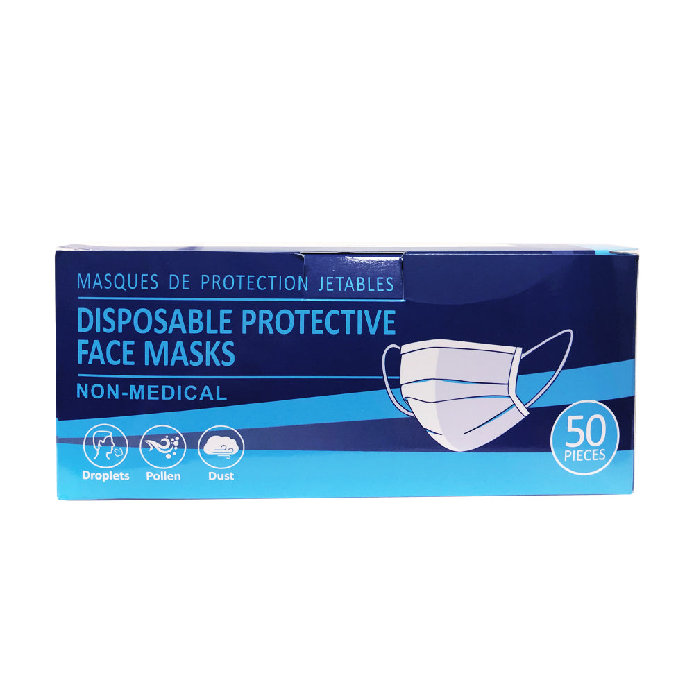 Masques de protection jetables Jin Jiang, boucle d'oreille élastique à 3 plis non médicale