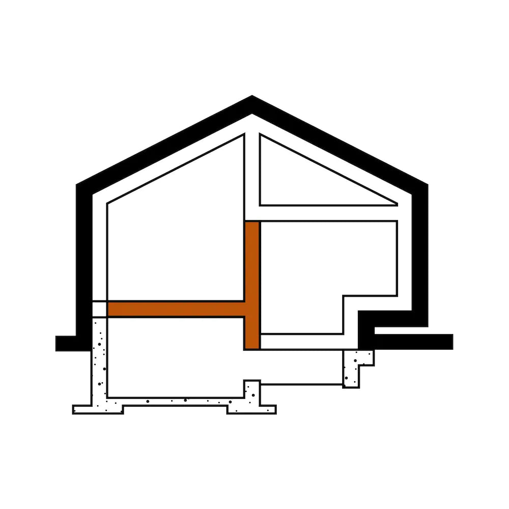 Aislamiento seguro y acústico de lana de roca