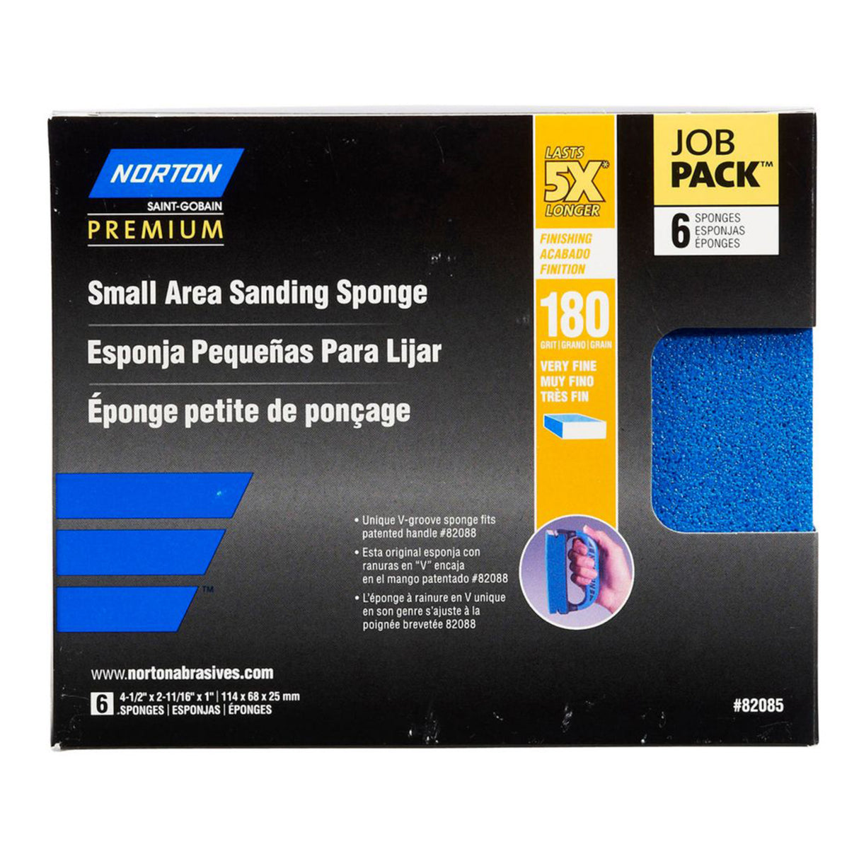 Norton ProSand 5x Small Area Sanding Sponge
