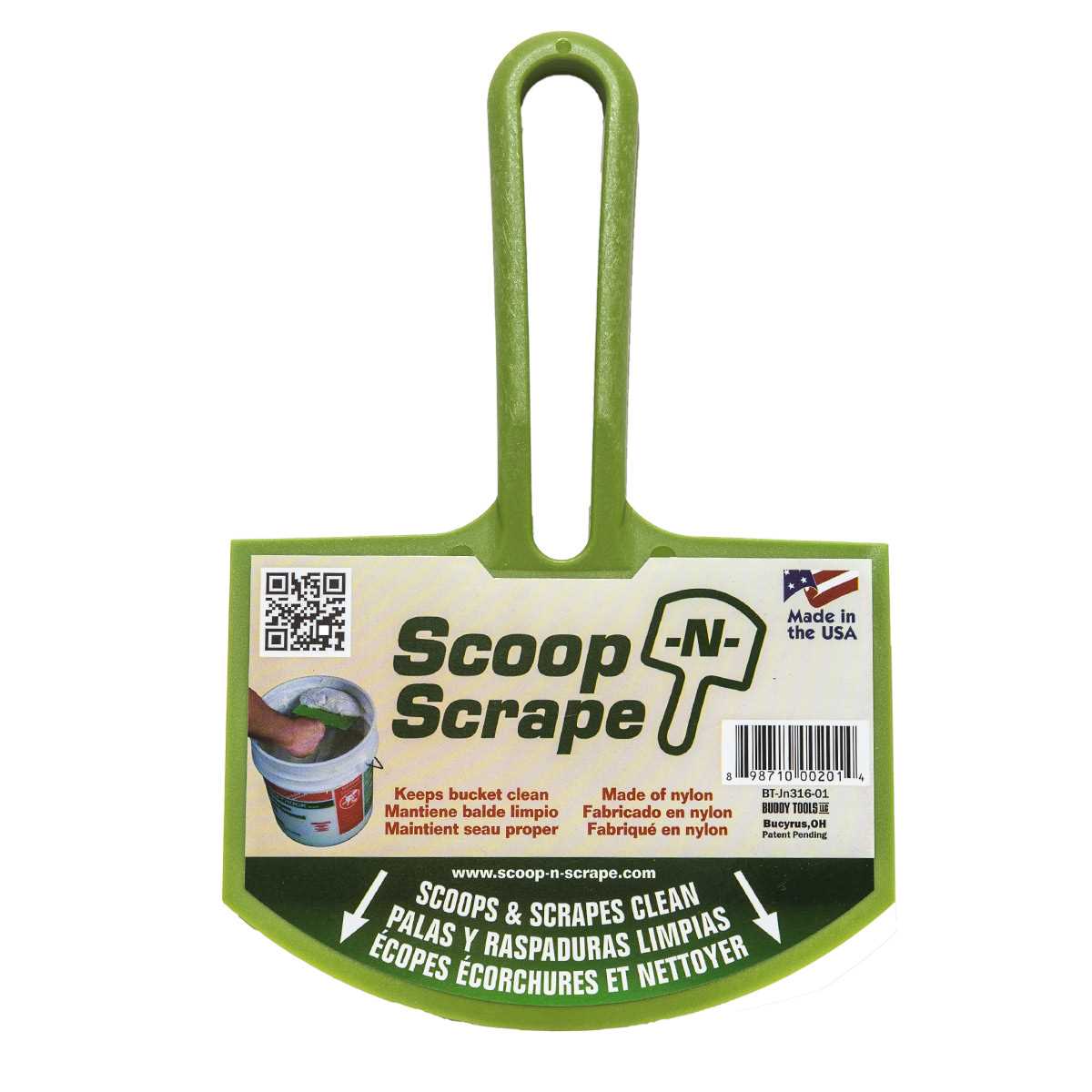 Buddy Tools Outil pour seau Scoop-N-Scrape