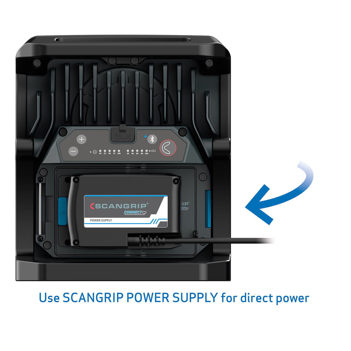 Alimentation Scangrip pour lampes de travail Connect et CAS