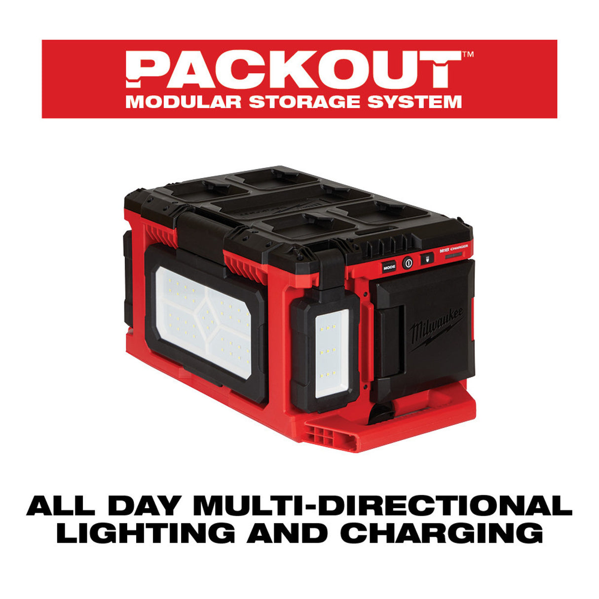 Milwaukee 2357-20 M18 PACKOUT Luz/Cargador