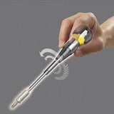 Vessel Ball Grip Interchangeable Ratchet Screwdriver w/ 10pc Bit Set