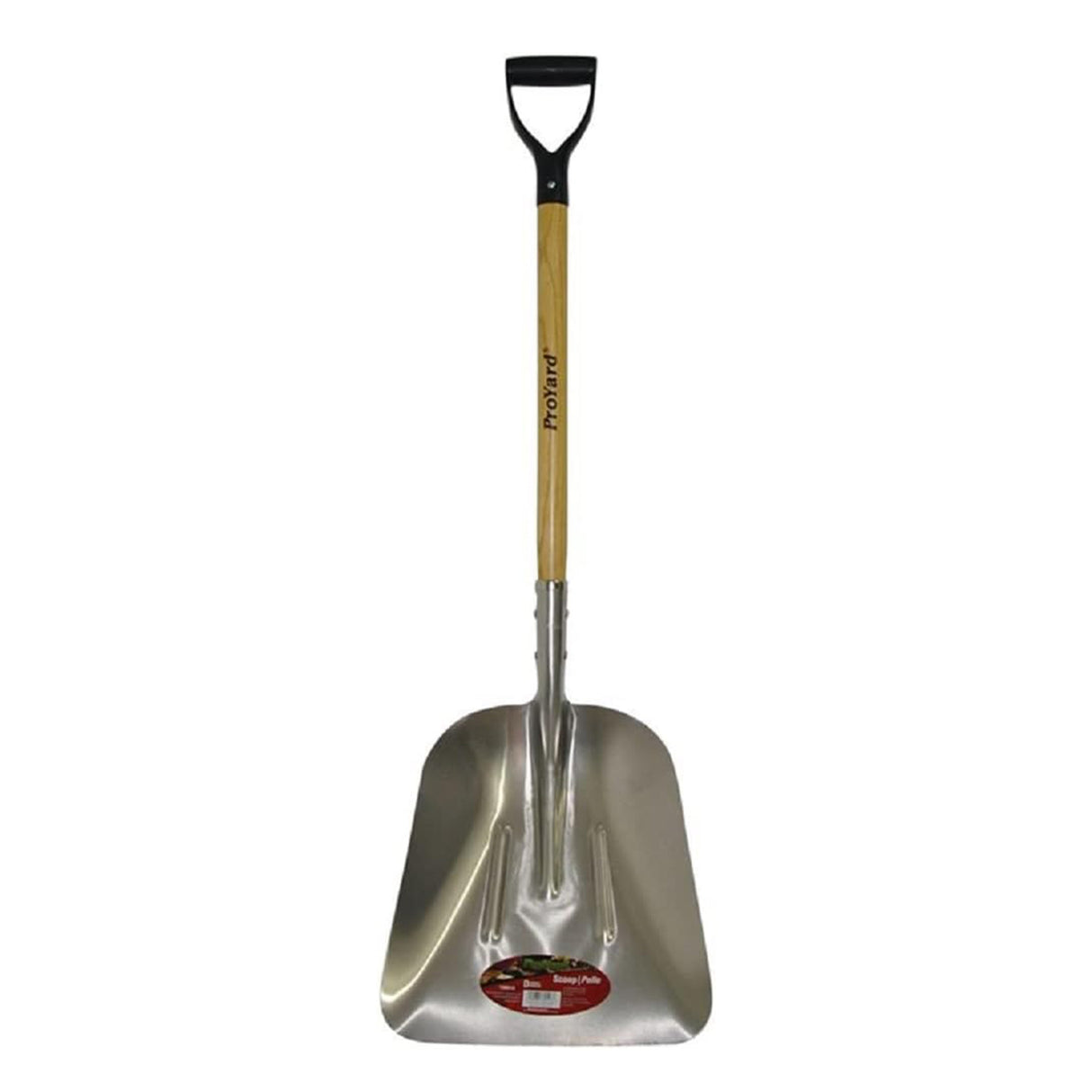 Pala para grano Pro-Yard - Hoja de aluminio con mango de madera