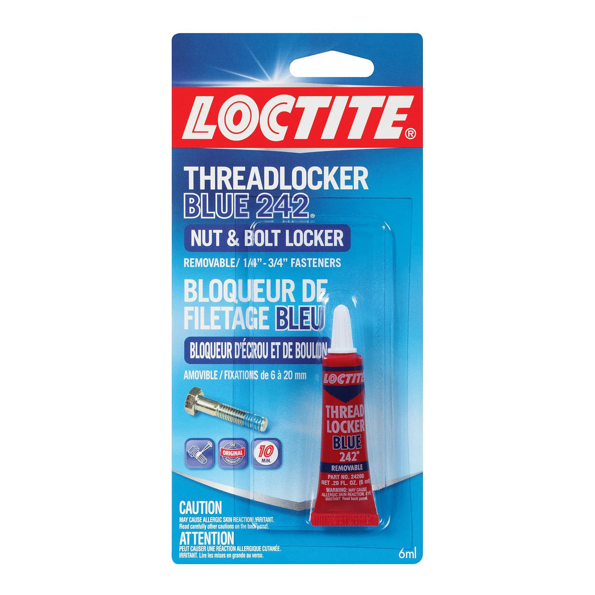 Loctite Threadlocker Blue 242 (0.2 fl oz)